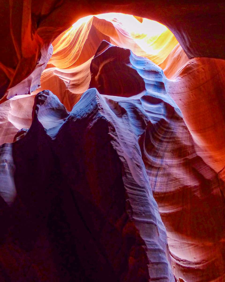 Waterhole Canyon seen on a guided hike from Page Arizona (2)