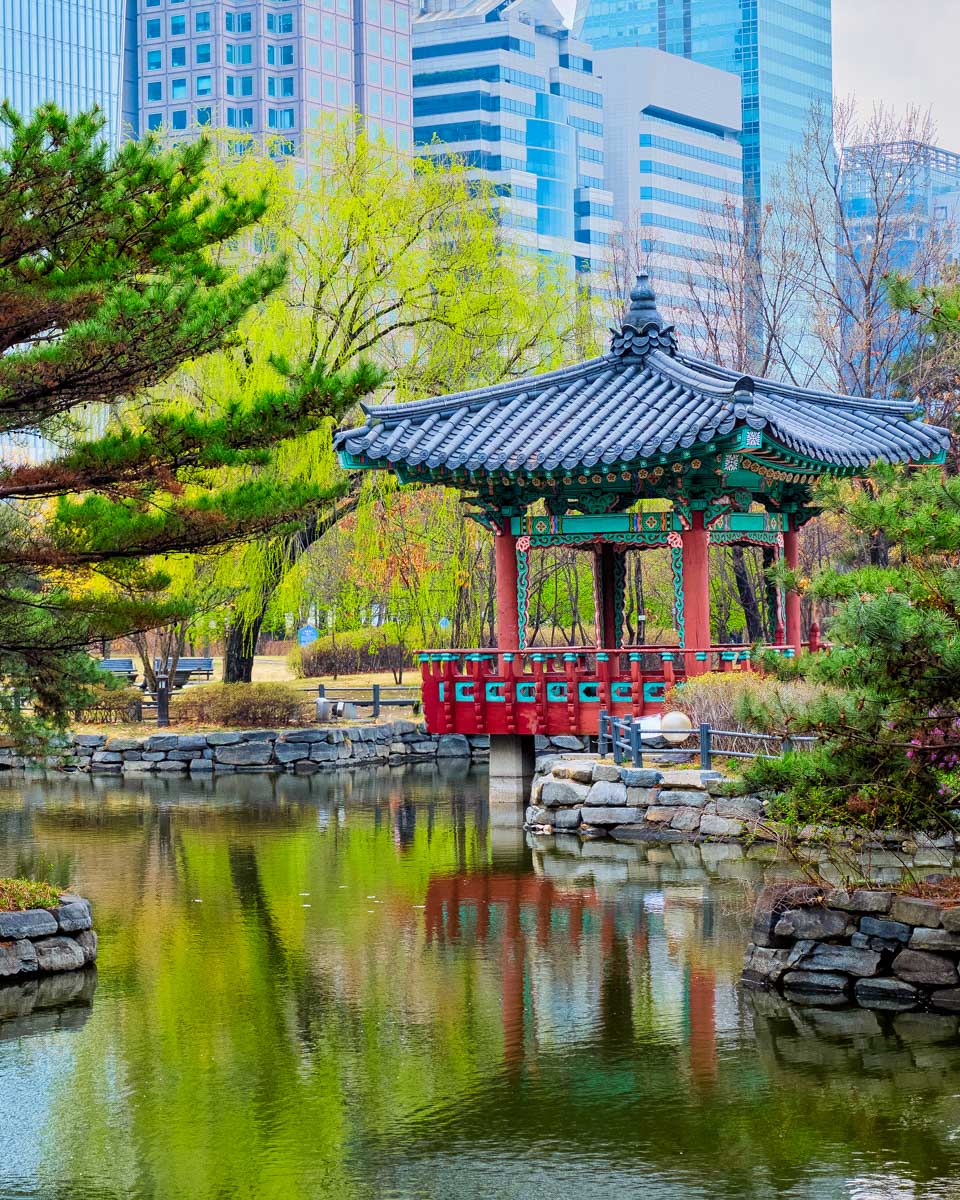 Yeouido Park in Seoul, South Korea