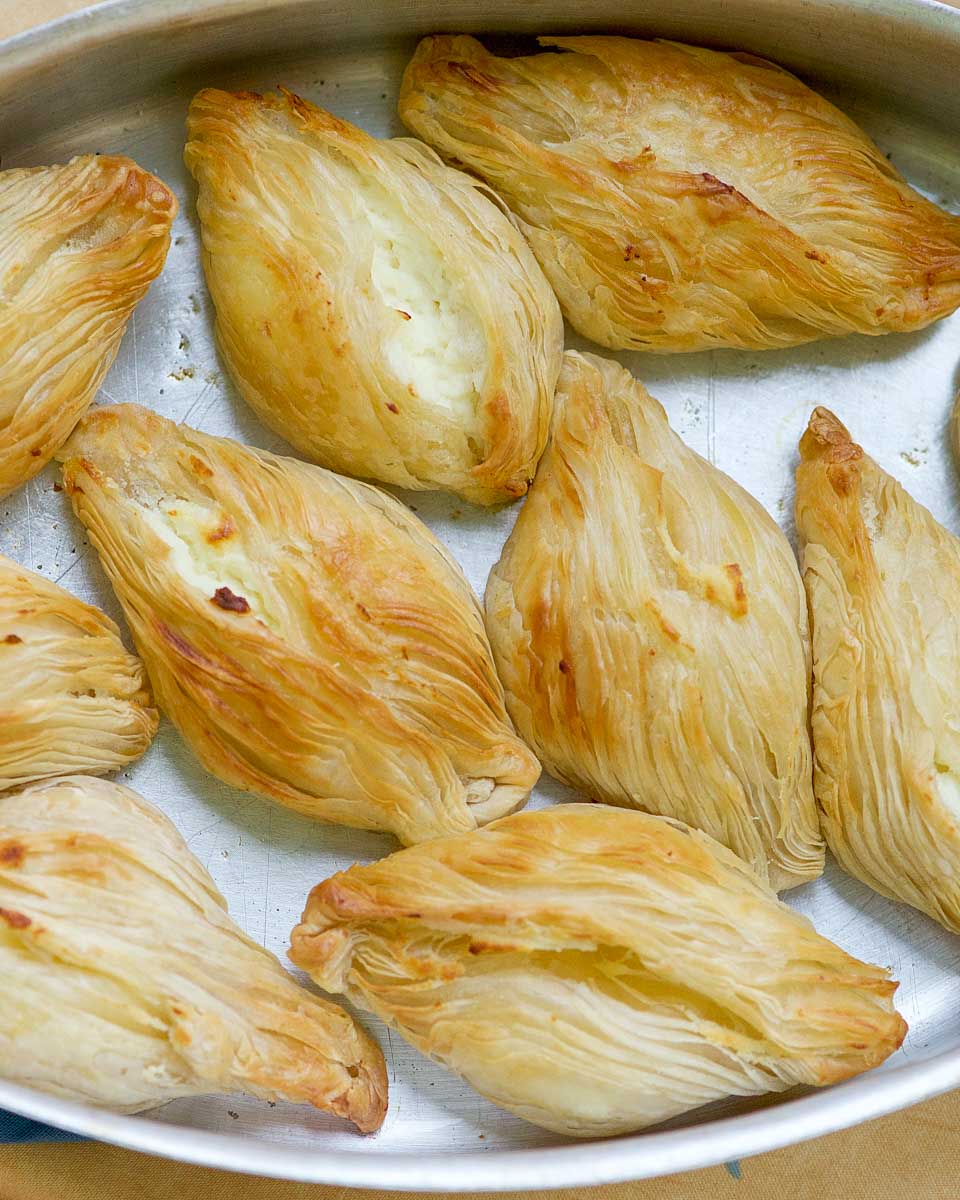 pastizzi eaten on a food and walking tour of Valletta Malta