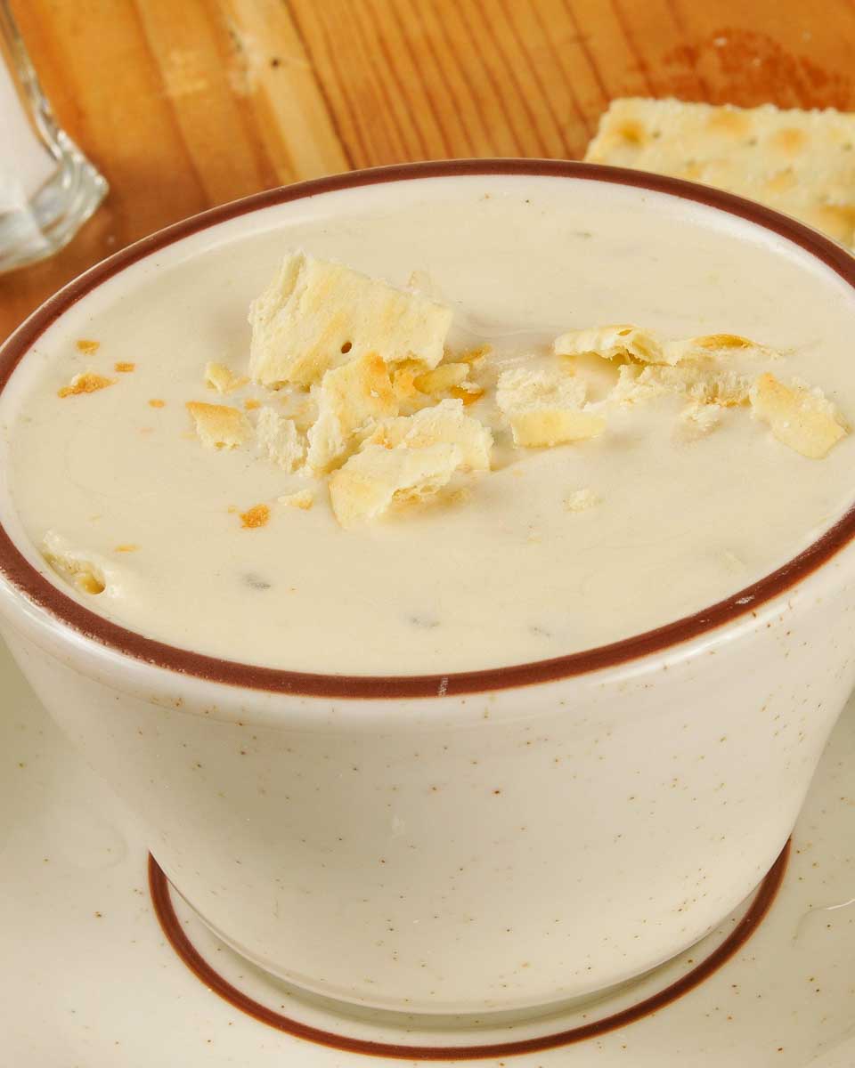 A cup of chowder in Anchorage Alaska