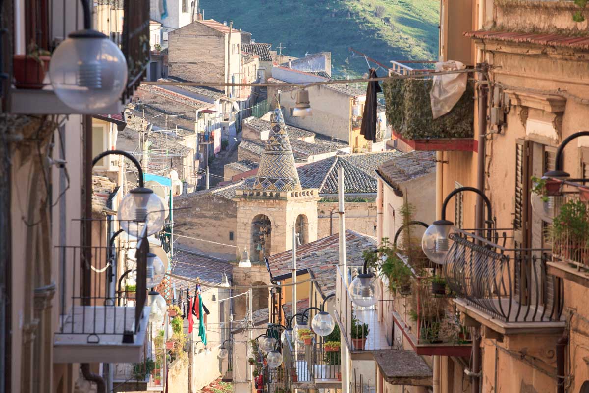 A street in Sicily Italy