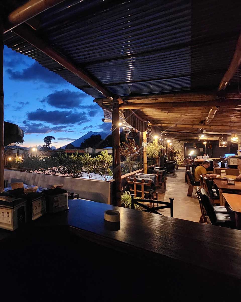 Cafe Sky in Antigua Guatemala