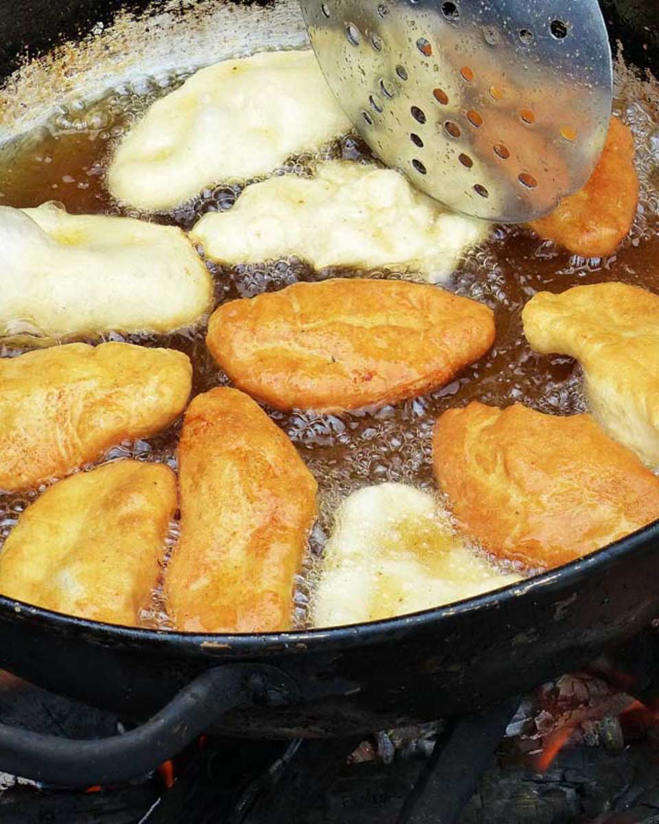Empanadas-cooking-in-quito-Ecuador on a food tour