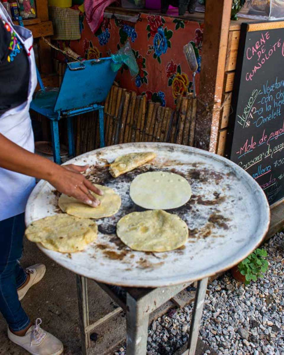 Homemade-tortillas-on-a-food-tour-in-Oaxaca-Mexico 1