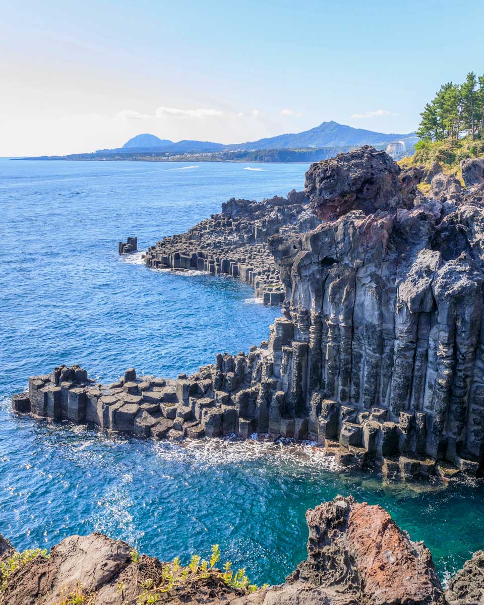 Jusangjeolli Cliffs on Jeju Island South Korea