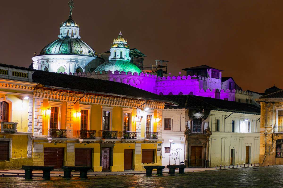 La Compañía Church in Quito Ecuador