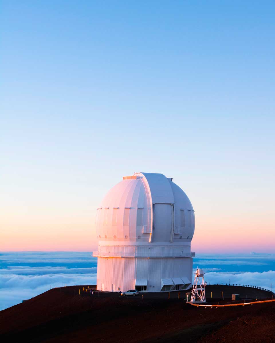 Observatory at the top of Mauna Kea on the Big Island