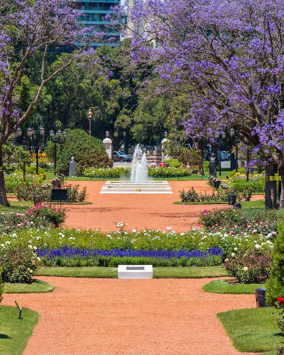 Rose Park in Buenos Aires Argentina