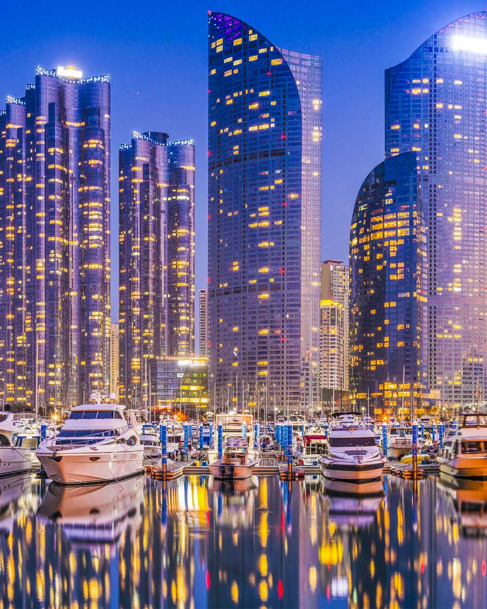 The Bay 101 at night seen on a tour of Busan South Korea (1)