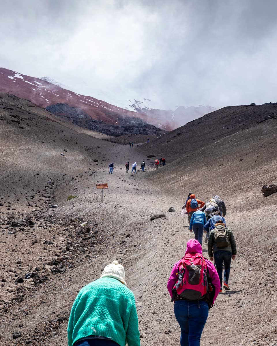 The José Rivas Refuge trek at Cotopaxi National Park from Quito Ecuador