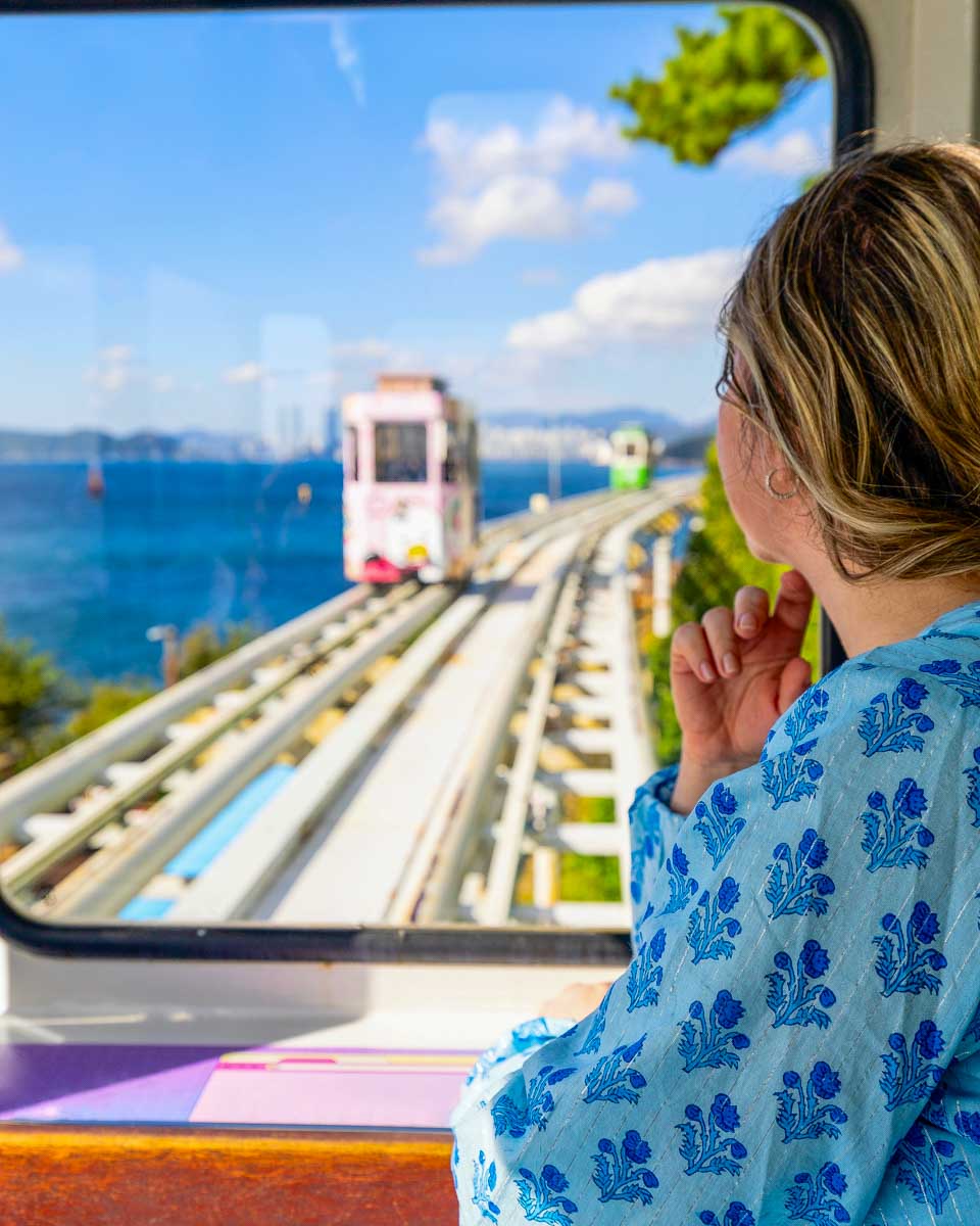 The Sky Capsule along Haeundae Blueline Park in Busan South Korea (1)