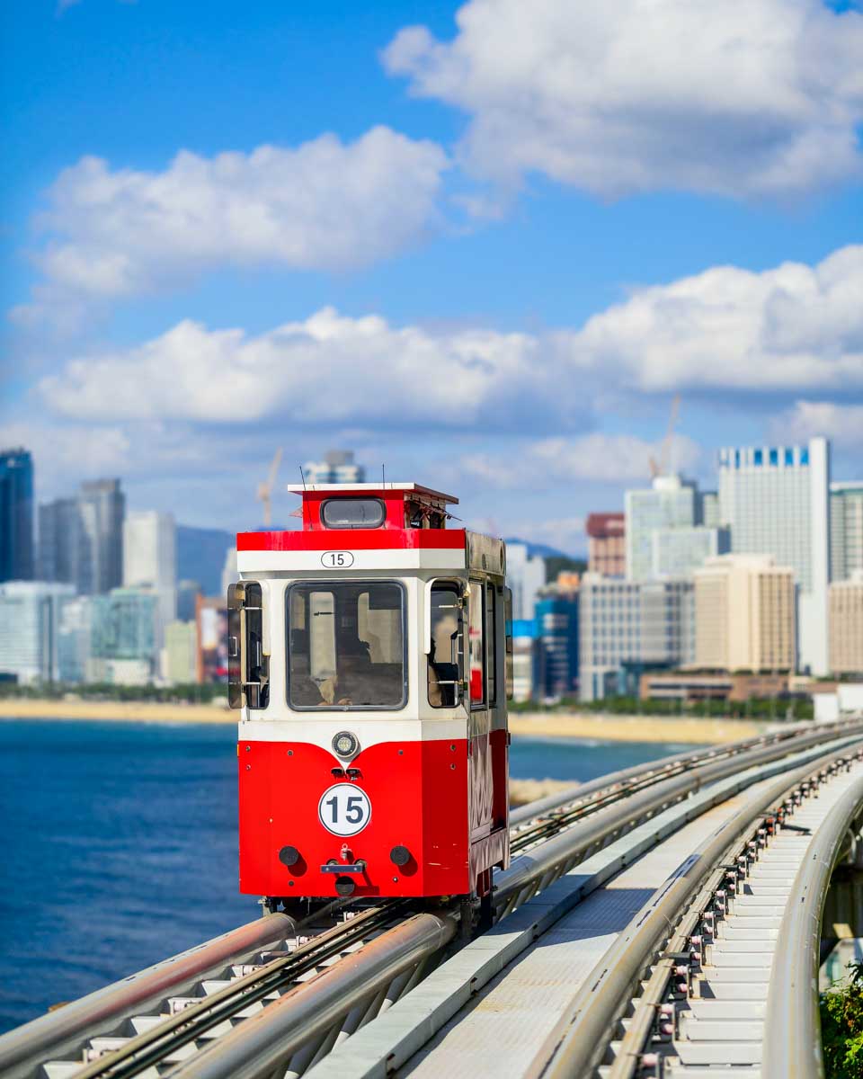 The Sky Capsule along Haeundae Blueline Park in Busan South Korea (2)