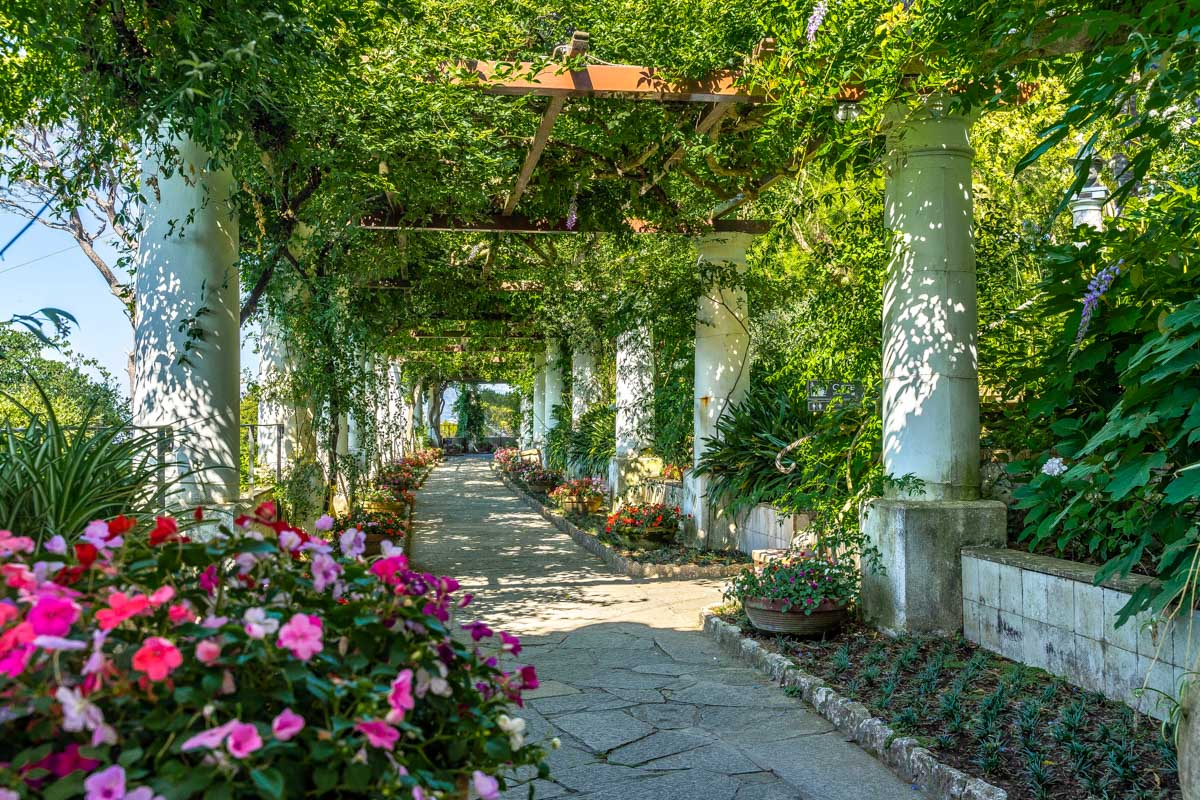 Villa San Michele in Capri Italy on a tour from Sorrento