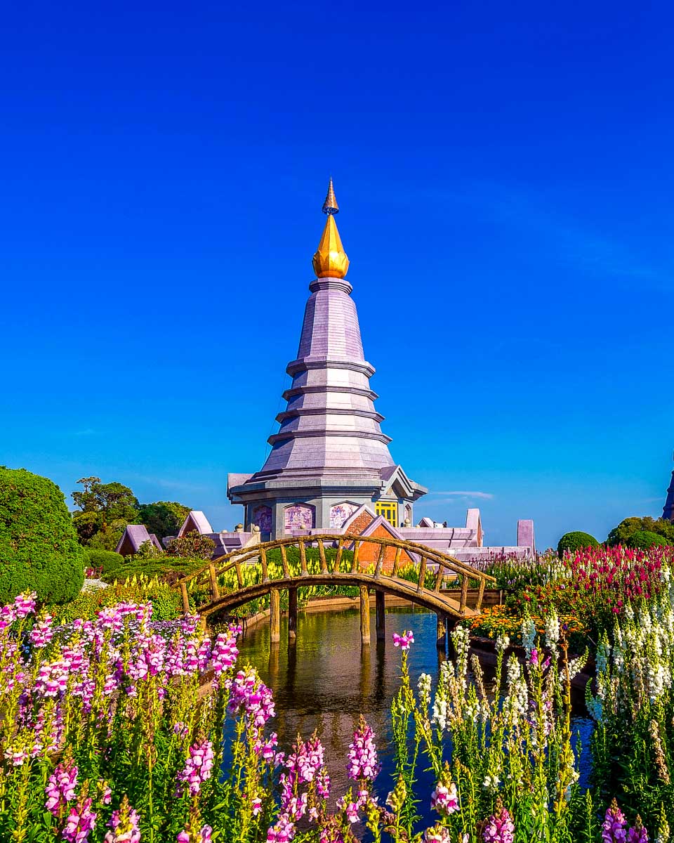 A Royal Stupa seen on a tour from Chiang Mai Thailand