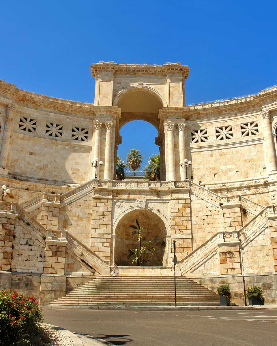 Bastione of Saint Remy, Cagliari, Sardinia, Italy