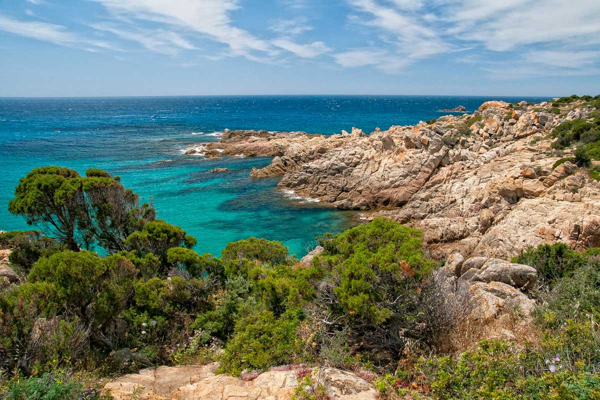 Cala Cipolla seen on a tour in Sardinia Italy