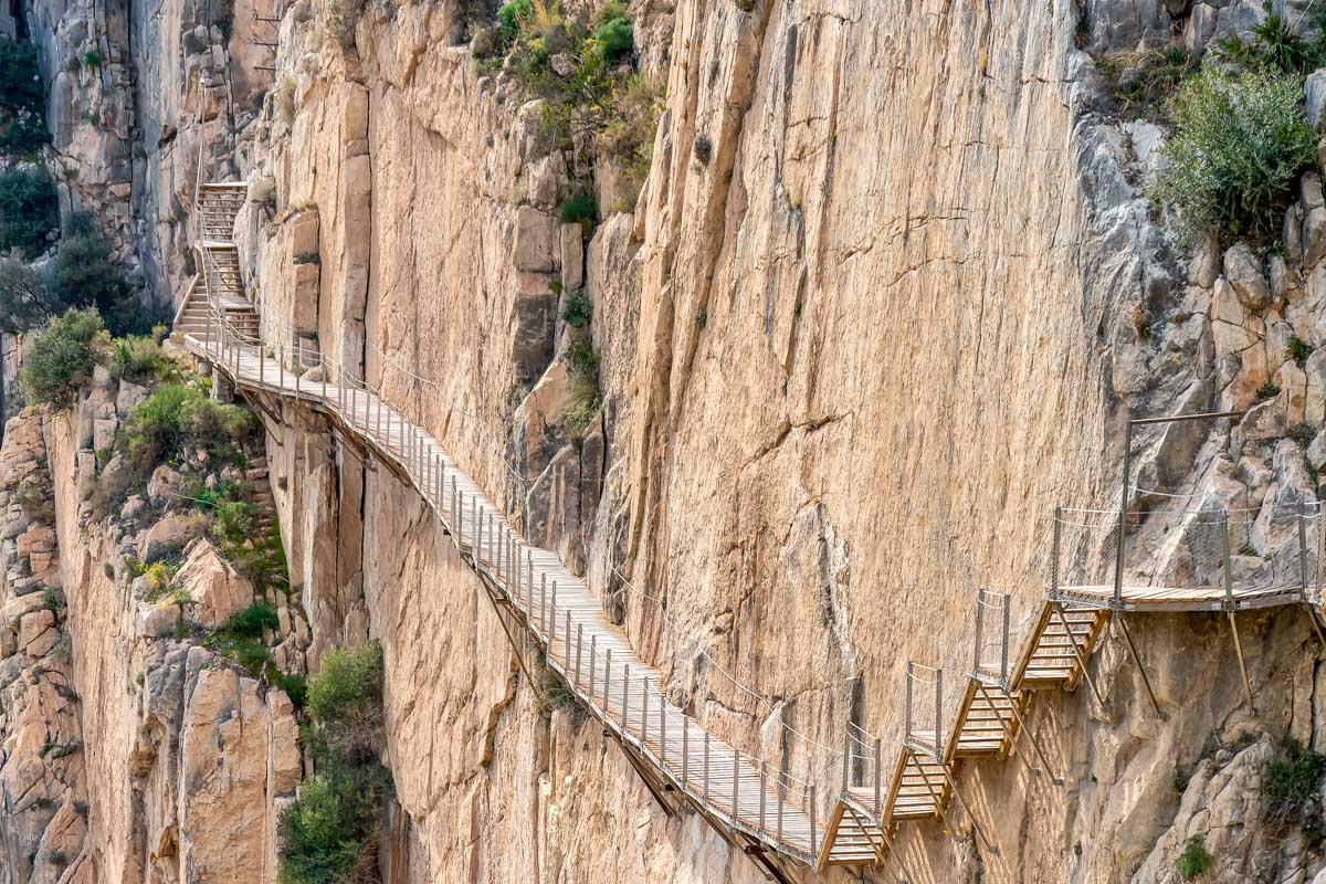 Caminito del Rey seen on a tour in Spain