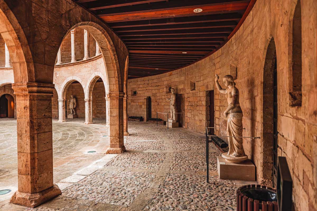 Castell de Bellver in Palma de Mallorca Spain
