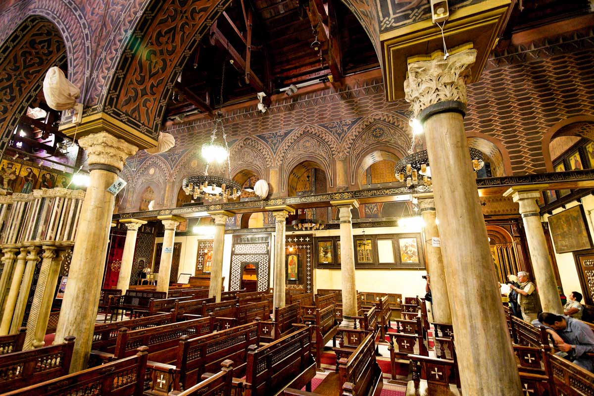 Coptic Cairo seen on a tour of Cairo Egypt