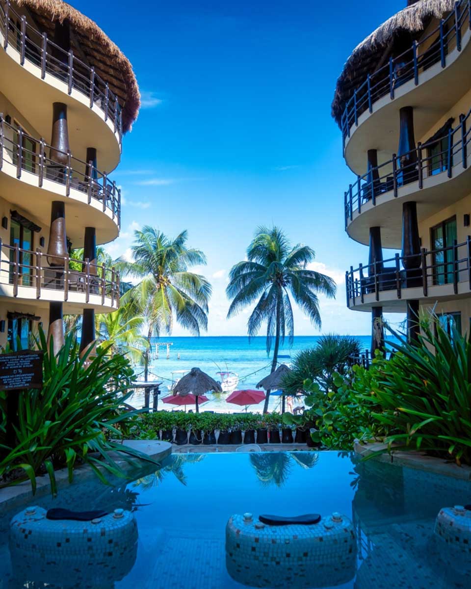 El Taj Oceanfront & Beachside Condo Hotel in Playa del Carmen Mexico 1