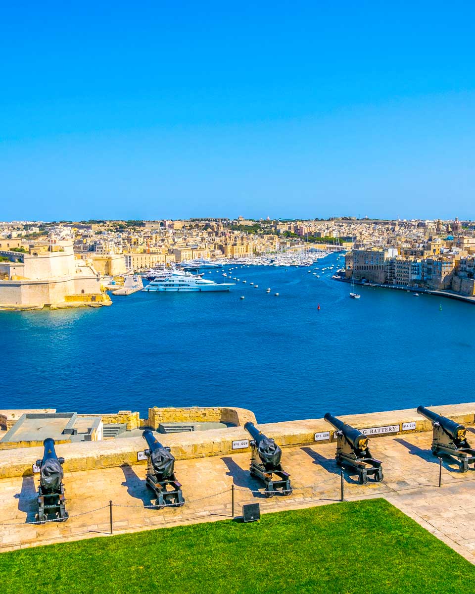 Fort St. Angelo seen on a tour of Valletta Malta
