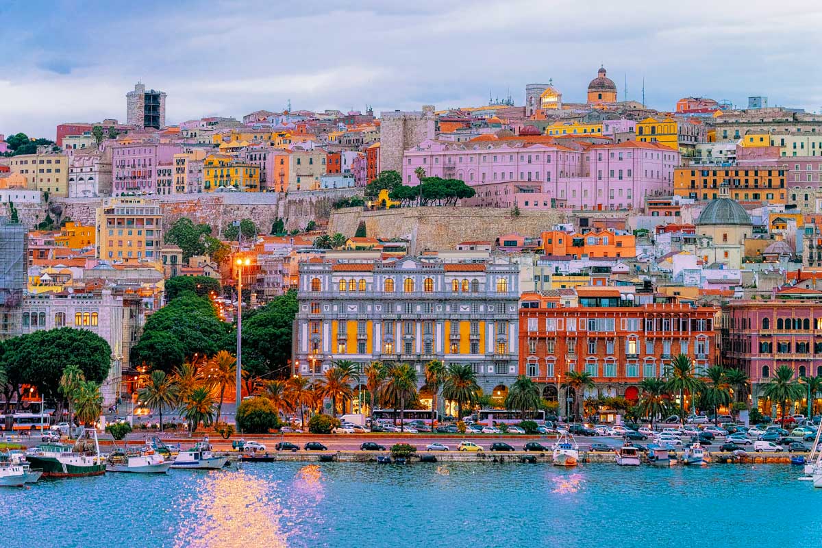 La Marina in Cagliari Sardinia Italy