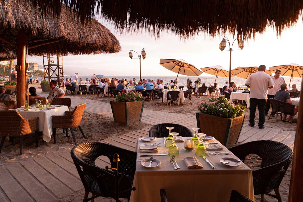 La Palapa Restaurant in Puerto Vallarta Mexico