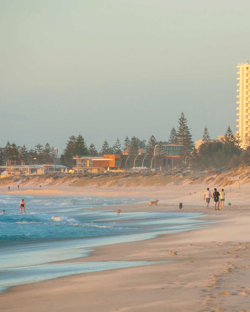 Scarborough Beach at sunset Perth Australia
