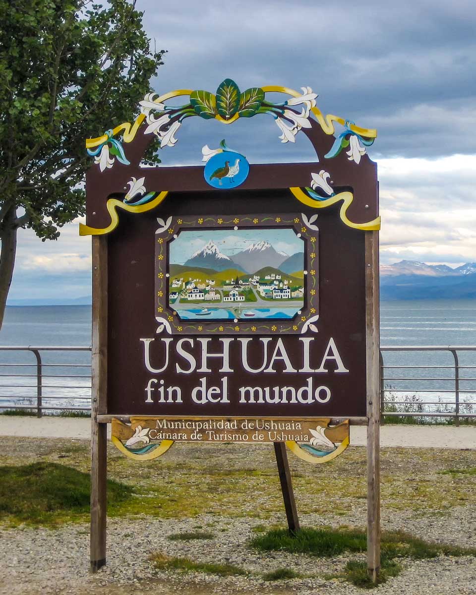 Sign for the end of the world in Ushuaia Argentina (2)