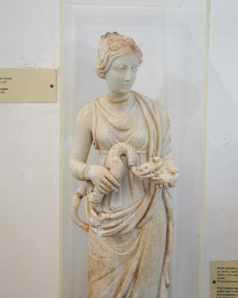 The Archaeological Museum of Rhodes in Rhodes Greece