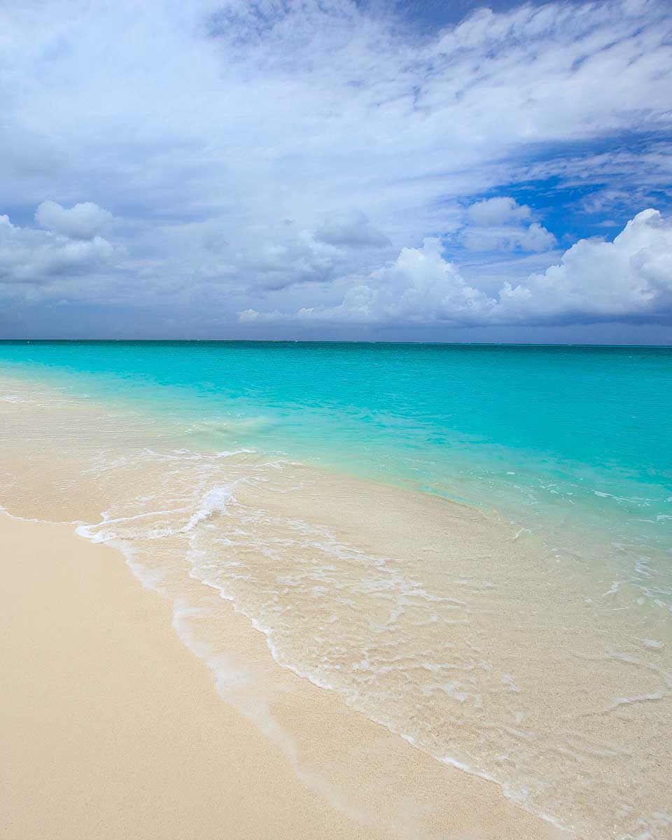 The Grace Bay Beach seen on a tour in Turks and Caicos