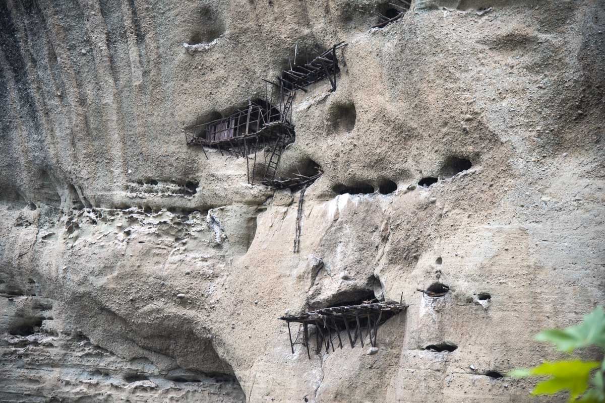 The Hermit Caves of Meteora in Greece