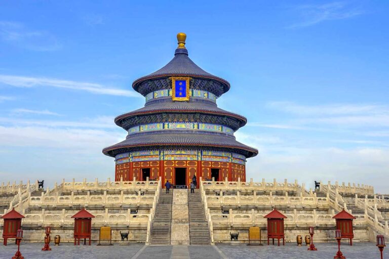 The Imperial Vault of Heaven in the Temple of Heaven in Beijing China 2
