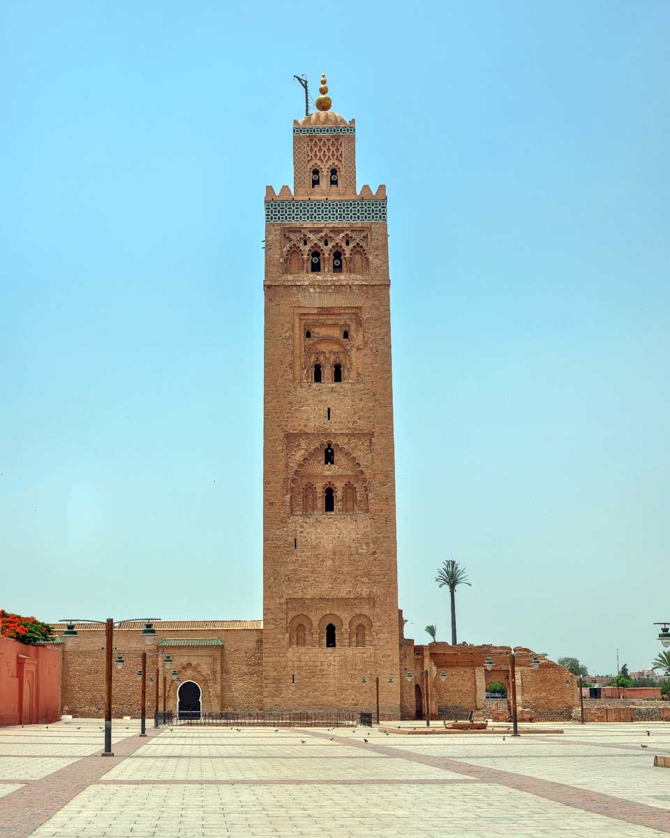 The Koutoubia Mosque in Hivernage Marrakech Morocco