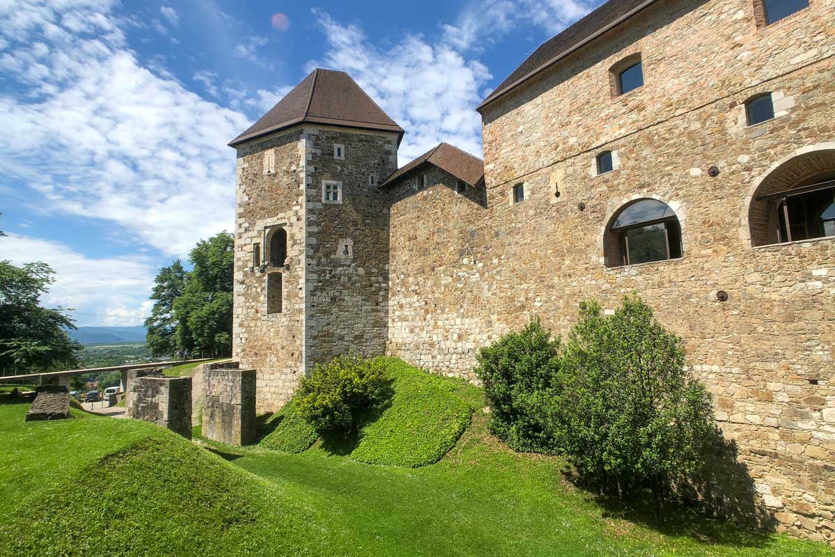 The Ljubljana Castle in Ljubljana Slovenia