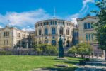 The Parliament Building in Oslo Norway