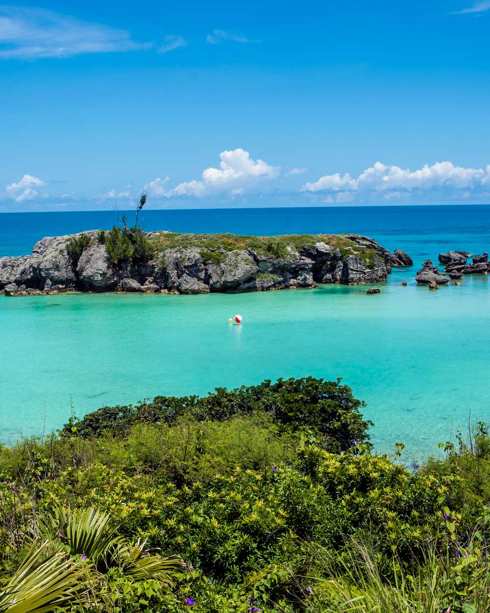 Tobacco Bay Beach in Bermuda seen on a tour
