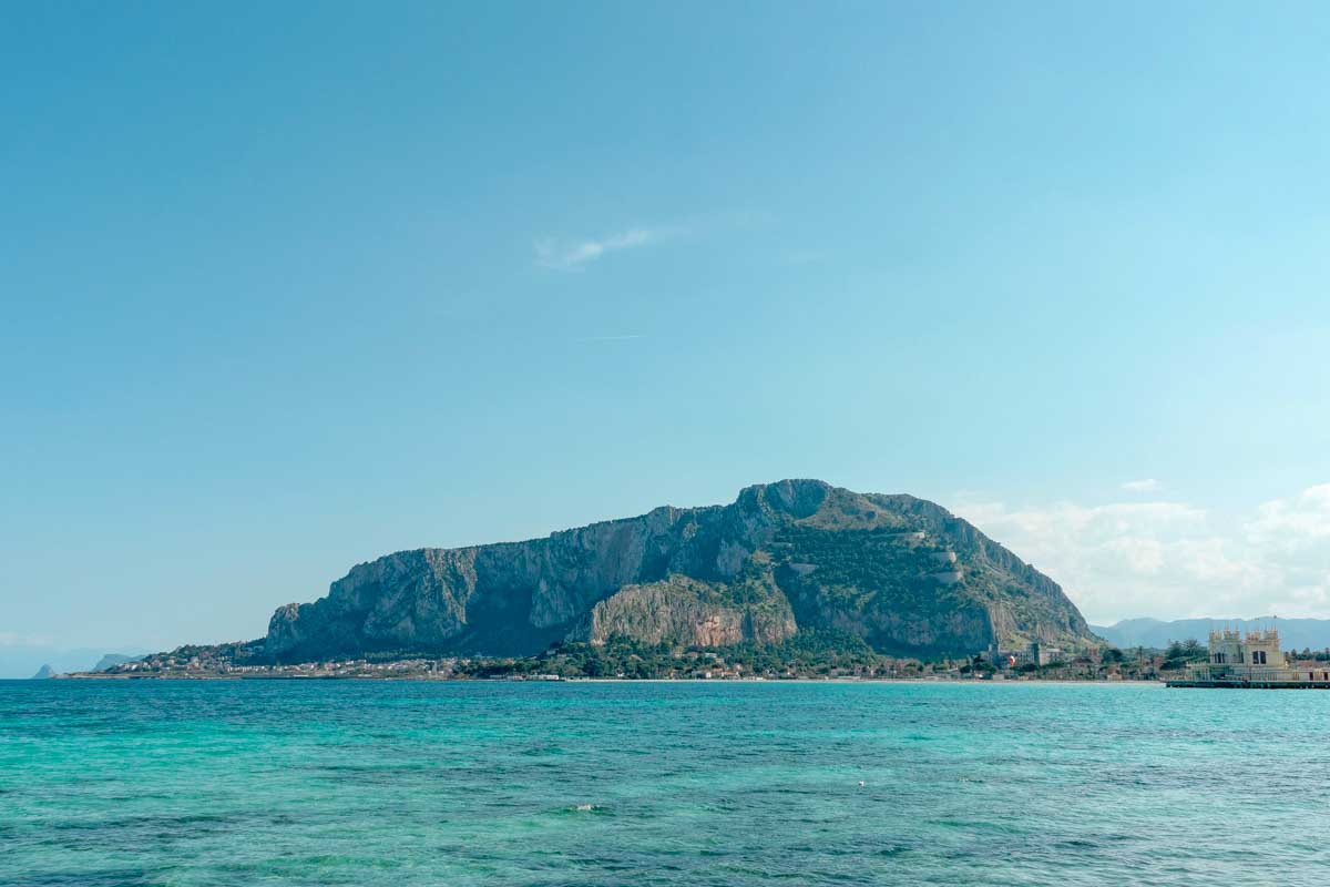 Views from the boat on a cruise from Palermo Italy
