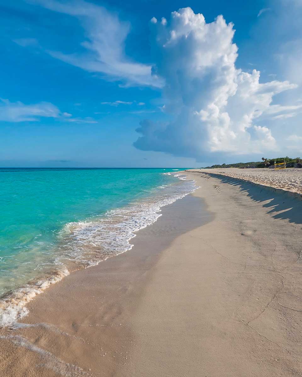 A beautiful beach in Playacar Playa del Carmen Mexico