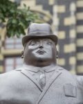 A-statue-by-Botero-in-Plaza-Botero-Medellin-Colombia
