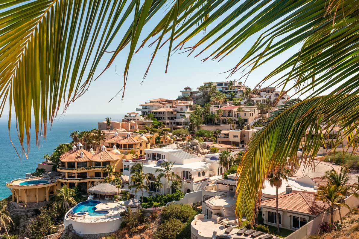 A view from the luxurious Pedregal neighbourhood in Cabo San Lucas Mexico