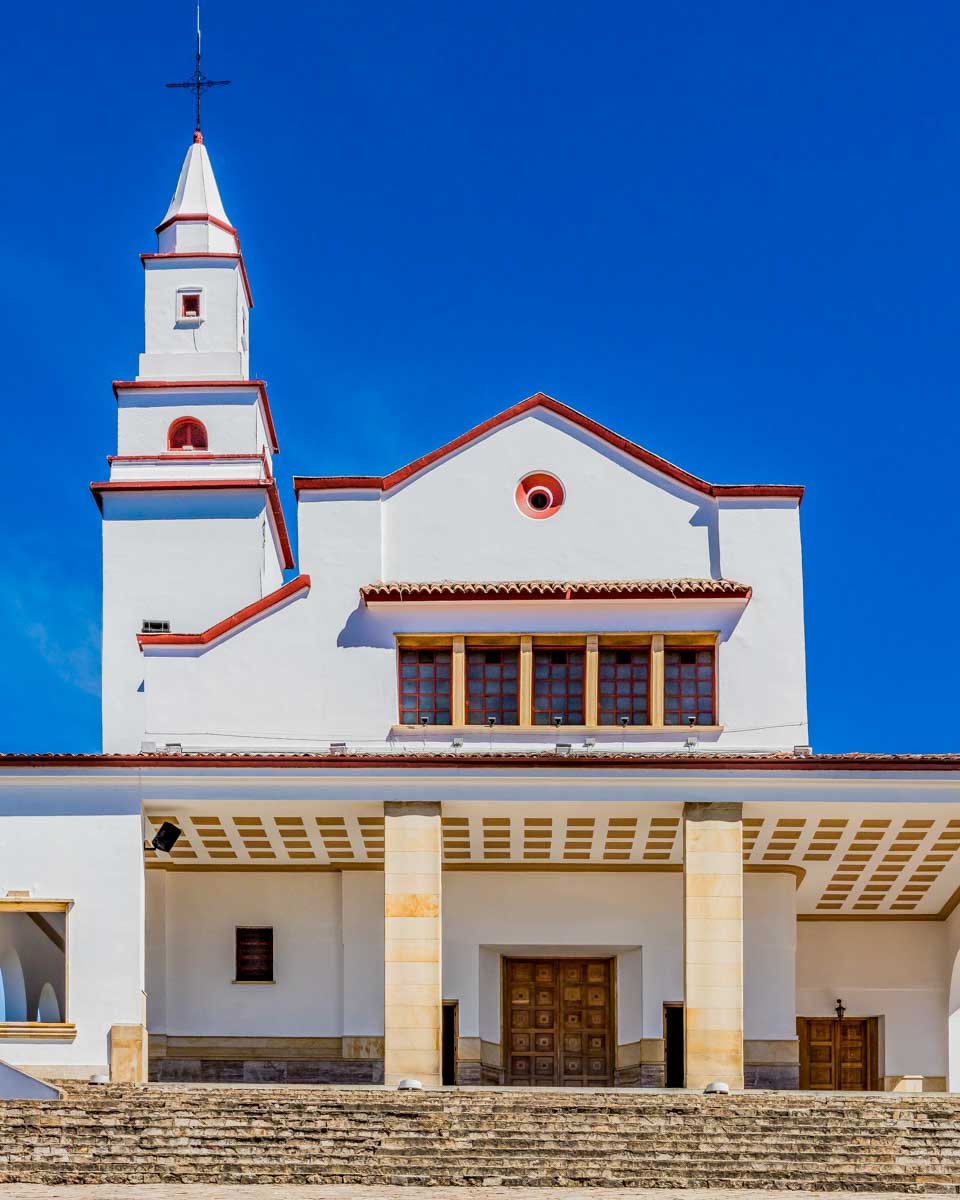 Basilica Santuario del Senor de Monserrate Bogota Colombia seen on a tour