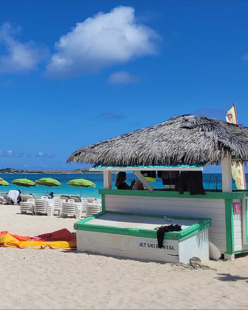 Beach area at Alicia's Inn St Martin