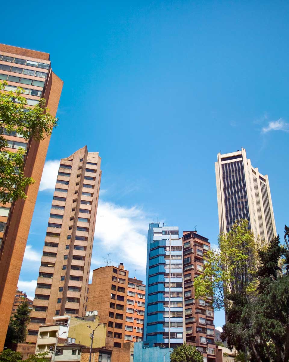Buildings in Zona Rosa Bogota Colombia