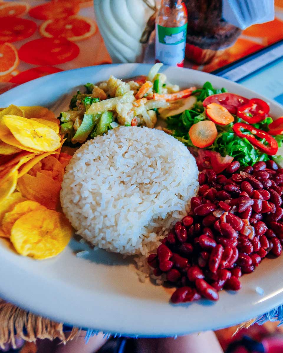 Colombian food eaten in Bogota Colombia
