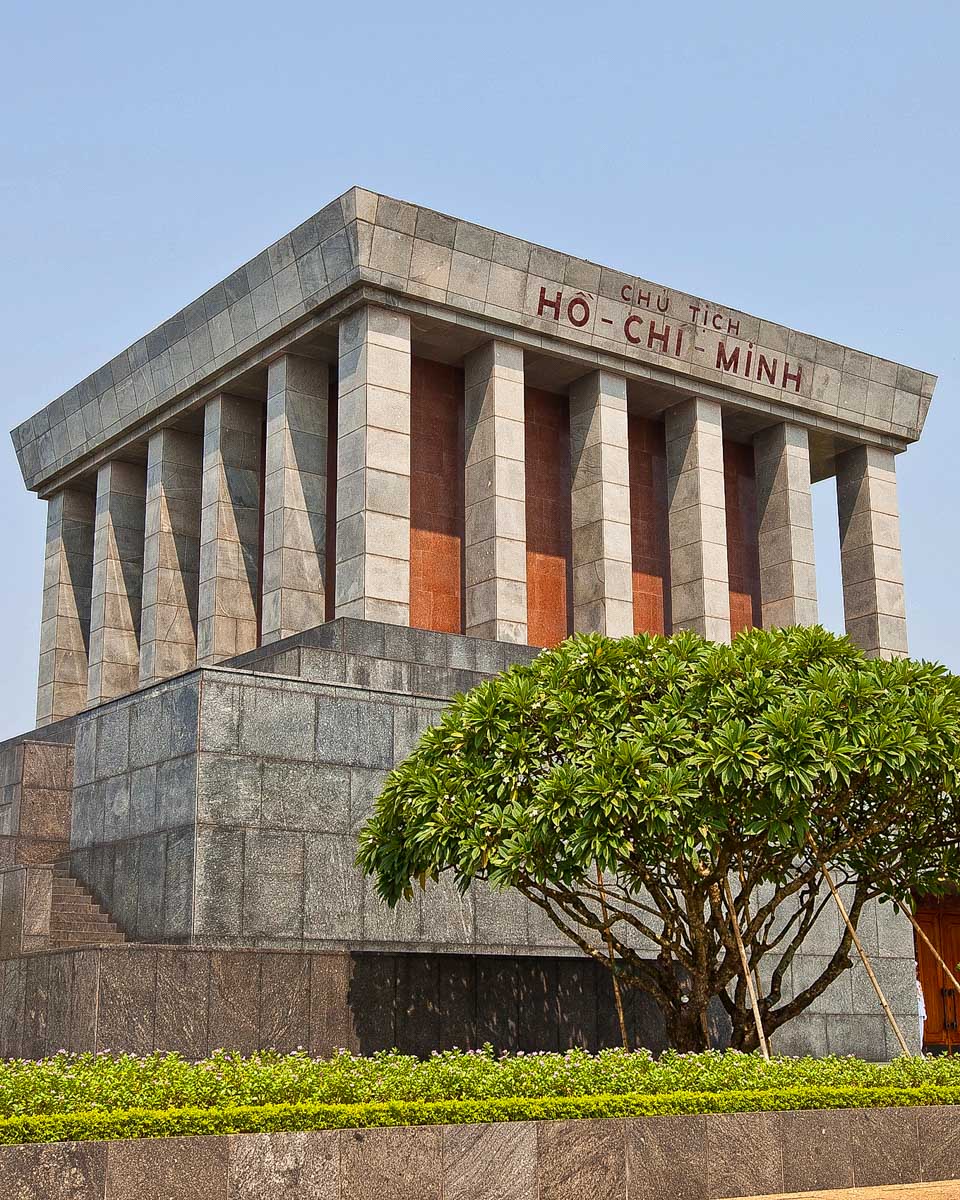 Ho Chi Minh Mausoleum in Hanoi Vietnam 1