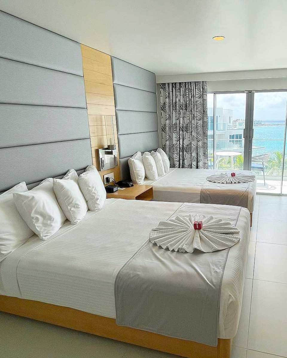 Hotel room at the The Morgan Resort in Sint Maarten