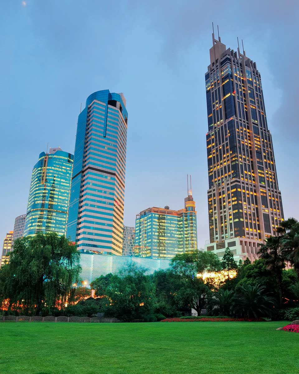 Huangpu Park in Shanghai China