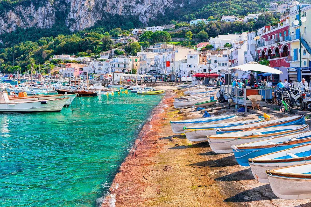 Marina Grande in Capri Italy
