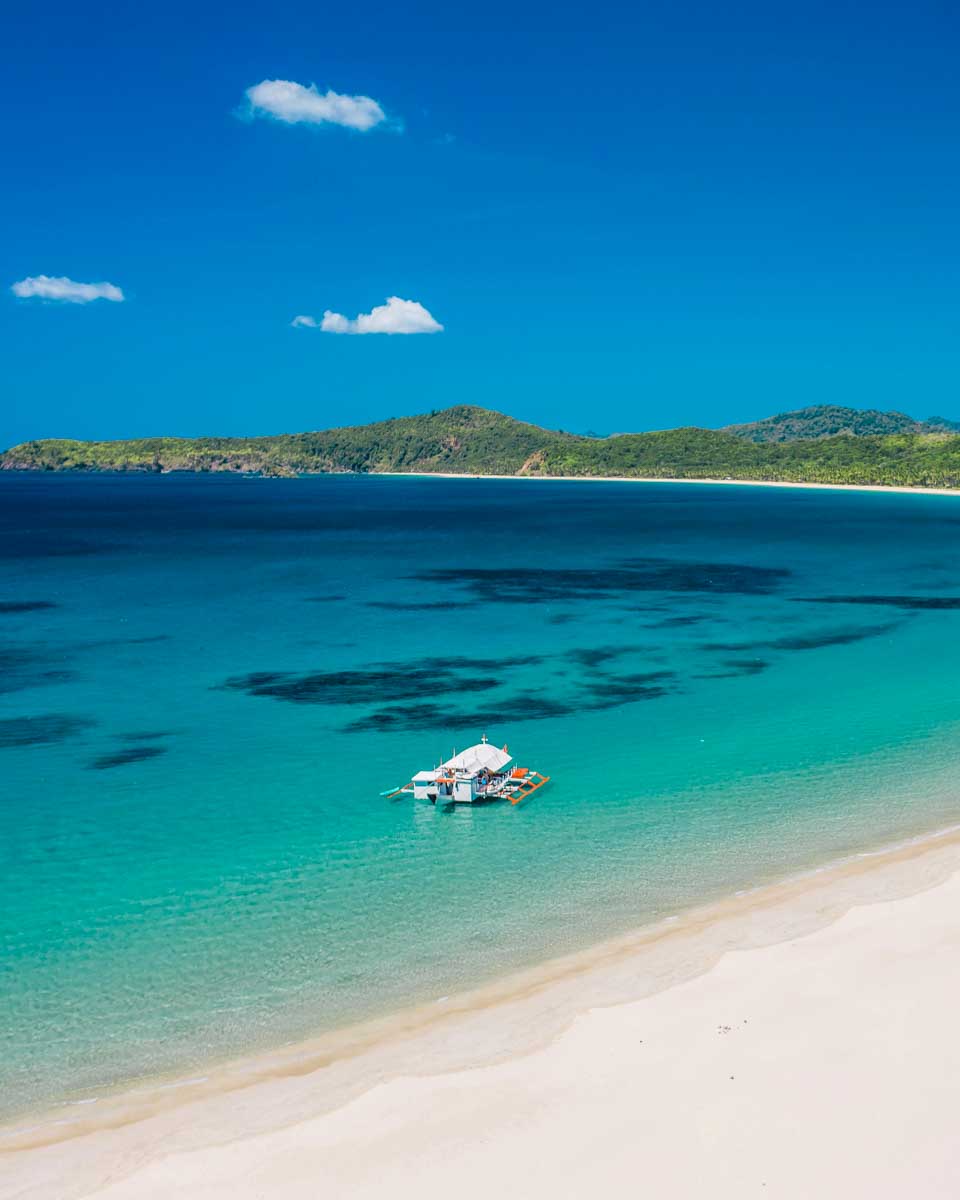 Nacpan Beach in El Nido Philippines